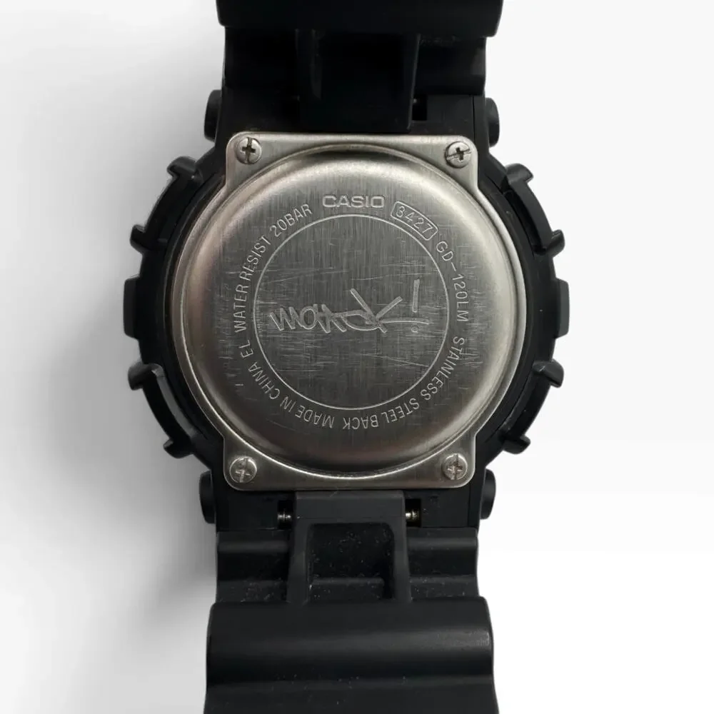 Casio G-Shock GD-120LM-1A MAROK Collaboration Black Pink Digital Watch 3427